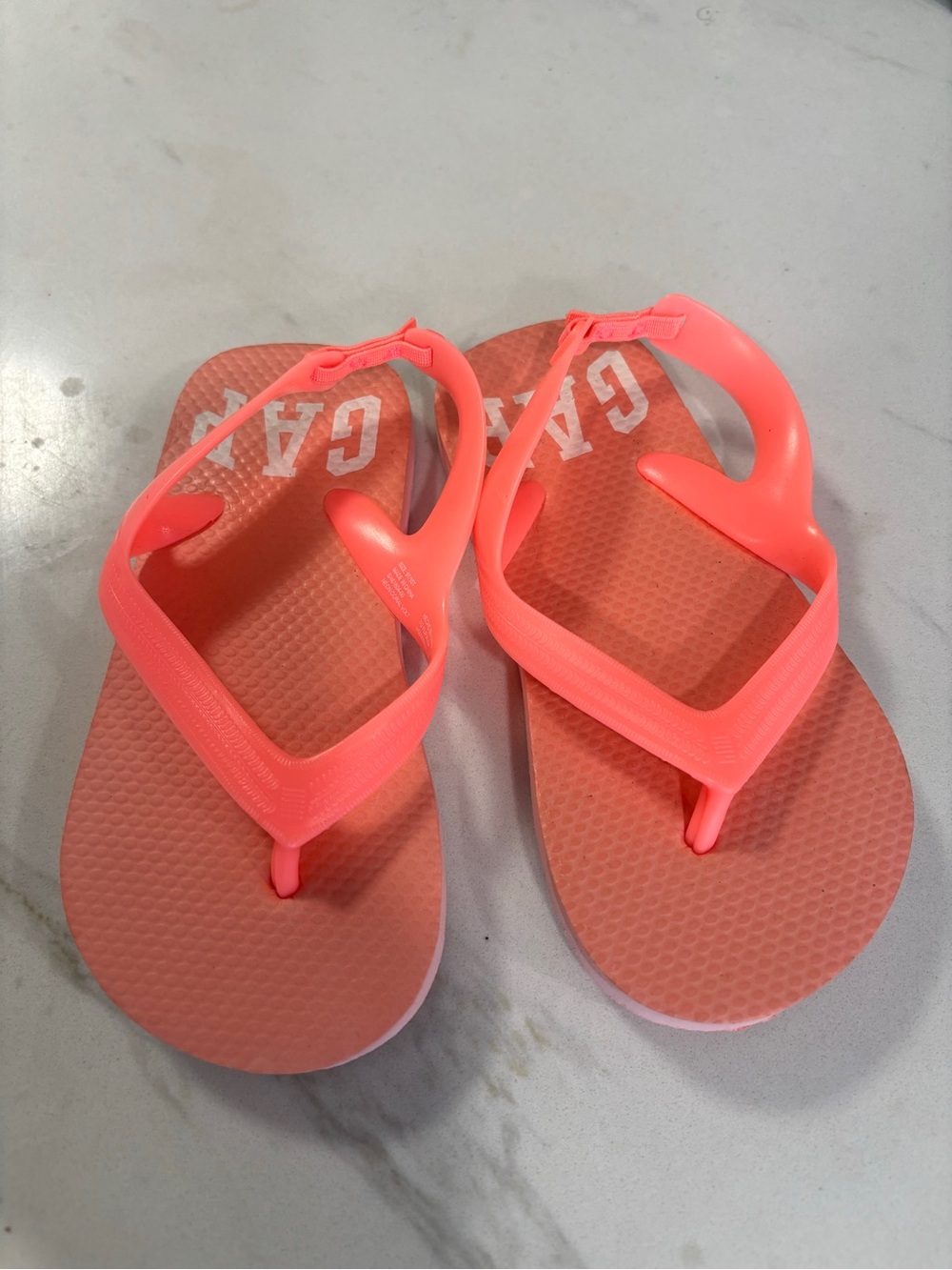 GAP Toddler Flip Flop Sandals with Elastic Back Strap